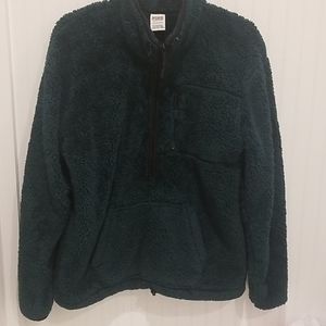 Sherpa pullover jacket